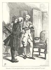 İyi huylu bir adam için illüstrasyon (gravür) by George John Pinwell