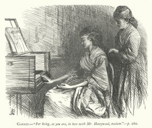 İyi huylu bir adam için illüstrasyon (gravür) by George John Pinwell