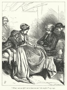 Wakefield Papazı için çizim (gravür) by George John Pinwell
