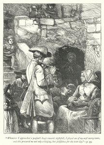Wakefield Papazı için çizim (gravür)