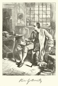 Oliver Goldsmith (gravür) by George John Pinwell