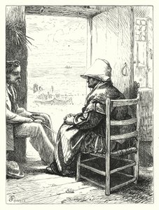 Deniz Kenarı Hekzametreler (gravür) by George John Pinwell