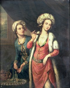 Leydi Mary Wortley Montagu olduğu düşünülen bir Leydi portresi