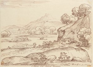 Başlıksız: Pastoral sahne by George Knapton