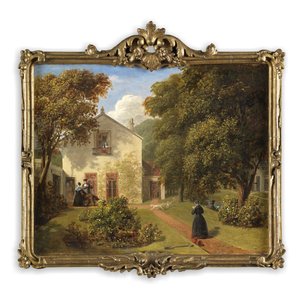 Güneşli Bir Bahçe by George Lance