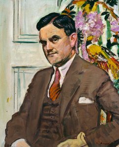 Dr Tom J Honeyman, Glasgow Sanat Galerileri Direktörü 1939-54, 1930 civarı (tuval üzerine yağlıboya) by George Leslie Hunter