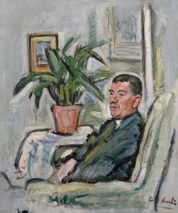 William McInnes (tuval üzerine yağlıboya) by George Leslie Hunter