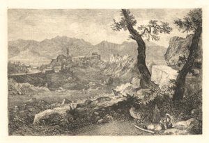 Roma Yakınlarından Bir Görünüm by George Loring Brown