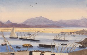 Cebelitarık Körfezi'nin bir parçası olan İspanyol Hatları by George Lothian Hall