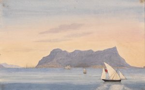Algeciras'tan (İspanya) Cebelitarık Kayası
