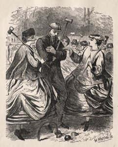 Kroket Partimiz by George Louis Palmella Busson Du Maurier