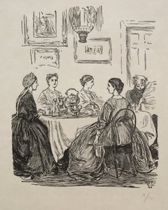 Yıllık Soru - Nereye Gidelim, 1865. by George Louis Palmella Busson Du Maurier