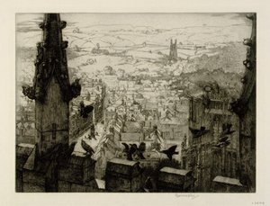Wells Katedrali, İngiltere by George Marples