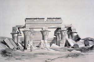 Koom-Ombos, Mısır, 1843