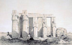 Ramseion, Luksor, Mısır, 19. yüzyıl