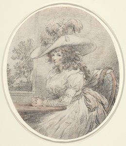Anne Ward Morland, c.1786 (grafit)