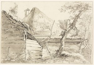 çiftlik avlusu by George Morland