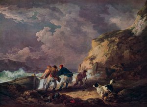 Deniz Kıyısı: Teknede Çeken Balıkçılar, 1791.