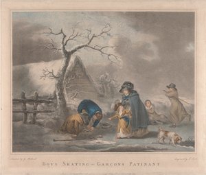 Dörtlü Set: Erkek Çocuklar Paten by George Morland