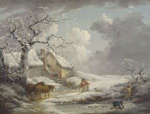 Kış Manzarası by George Morland