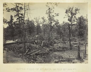 Atlanta Savaş Alanı, GA No. 1 by George N. Barnard