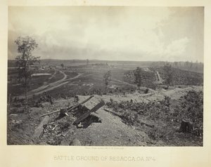 Resacca Savaş Alanı, GA, No. 4, 1866. by George N. Barnard