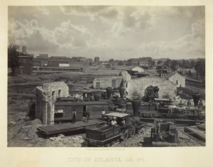 Atlanta Şehri, GA, No. 1, 1866. by George N. Barnard