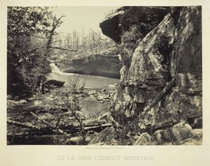 Lu-La Gölü Lookout Dağı by George N. Barnard
