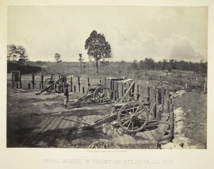 Atlanta, GA Önünde Asi Çalışmaları, No. 2 by George N. Barnard