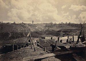 Atlanta, Ga. Önünde Asi Çalışmaları No. 5 by George N. Barnard