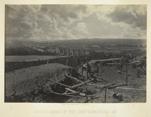 Chattahoochie Güney Bankası, Ga., 1866. by George N. Barnard