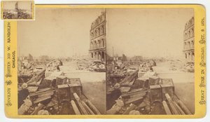 1871, 1871 Chicago Yangınından sonra Dearborn Caddesi