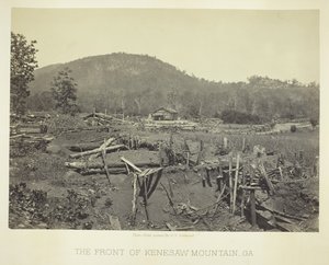Kenesaw Dağı Önü, GA, 1866. by George N. Barnard