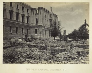 New Capitol, Columbia, SC, 1865. by George N. Barnard