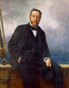 Peter Thellusson (tuval üzerine yağlıboya) by George Percy Jacob Hood