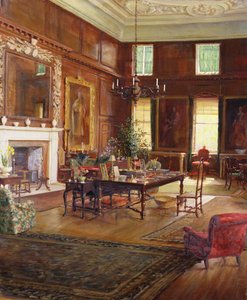 Devlet Odasının İçi, Vali Konağı, Kraliyet Hastanesi, Chelsea, 1922 by George Percy Jacomb Hood