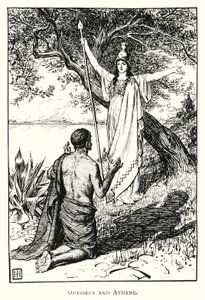 Odyssey: Odysseus ve Athene (gravür)