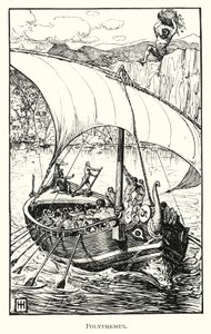Odyssey: Polyphemus (gravür) by George Percy Jacomb Hood