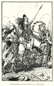 İlyada: Penthesileia ve Amazonları (gravür)