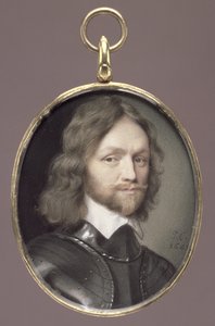 General Henry Ireton (1611-51) Parlamenter Genel ve İrlanda Lord Yardımcısı (kart üzerinde parşömen üzerinde wc)