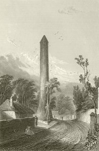Clondalkin Yuvarlak Kulesi, Dublin, İrlanda