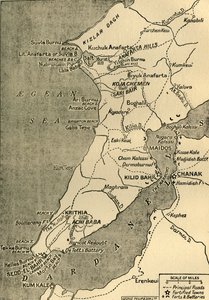 Gelibolu Yarımadası Haritası, 1919.