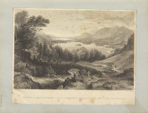 Derwent & Bassenthwaite Gölleri, - Uzakta Keswick & Skiddaw, Cumberland.
