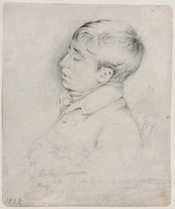Bir Sandalyede Uyuyan Welby Sherman'ın Portresi by George Richmond