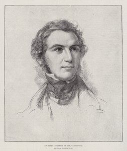 Bay Gladstone'un Erken Bir Portresi by George Richmond