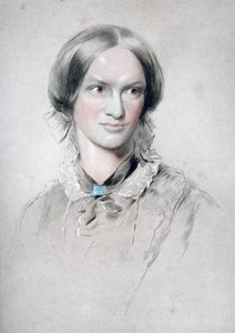 Charlotte Bronte, İngiliz romancı, 1850. by George Richmond
