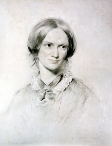 Charlotte Bronte, İngiliz romancı, 1850 by George Richmond