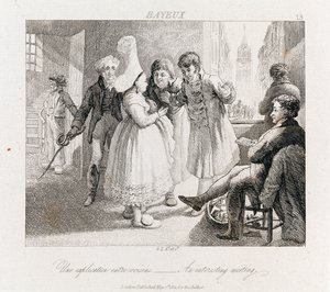 İlginç Buluşma - Bayeux, c.1821 (gravür)