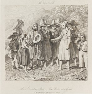 İlginç Hikaye, St. Gilgin, c.1821 (gravür)
