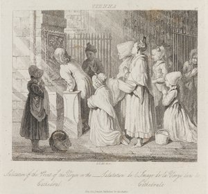 Selamlayan Bakire, Viyana, c.1821 (gravür)